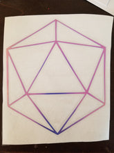 Load image into Gallery viewer, Odesza . Icosahedron Vinyl sticker decal. Pick your color