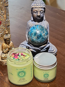 Heart Chakra Meditation Candle