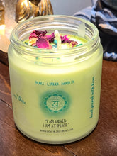 Load image into Gallery viewer, Heart Chakra Meditation Candle
