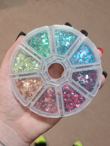 Biodegradable Glitter Wheel