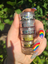 Load image into Gallery viewer, Stackable Glitter Jar