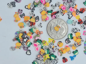 Animal Party Polymer Clay Sprinkles