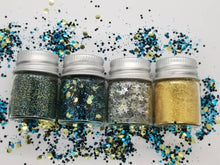 Load image into Gallery viewer, Starry Night Biodegradable Glitter Set- pack of 4